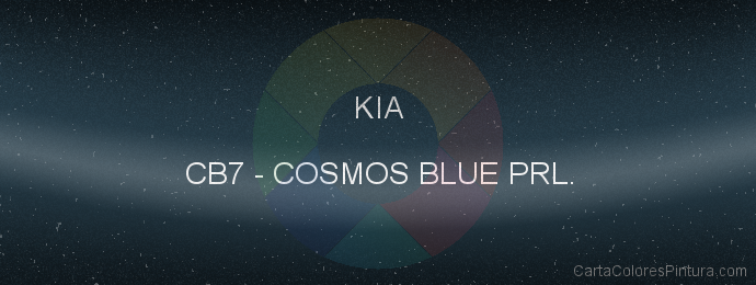 Pintura Kia CB7 Cosmos Blue Prl.
