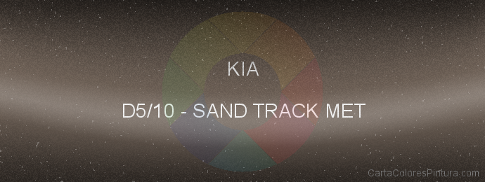Pintura Kia D5/10 Sand Track Met