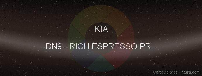 Pintura Kia DN9 Rich Espresso Prl.