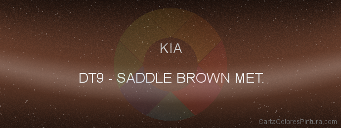 Pintura Kia DT9 Saddle Brown Met.