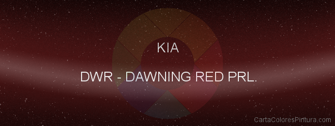 Pintura Kia DWR Dawning Red Prl.