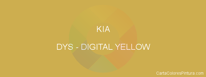 Pintura Kia DYS Digital Yellow