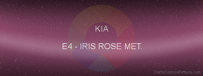 Pintura Kia E4 Iris Rose Met.
