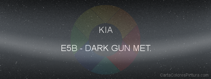 Pintura Kia E5B Dark Gun Met.