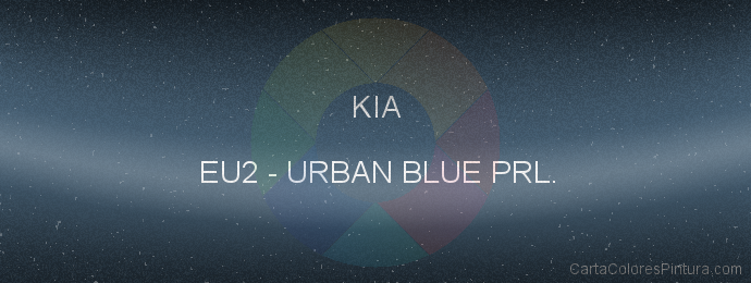 Pintura Kia EU2 Urban Blue Prl.