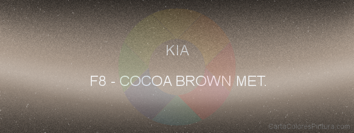 Pintura Kia F8 Cocoa Brown Met.
