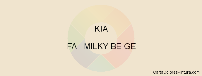 Pintura Kia FA Milky Beige