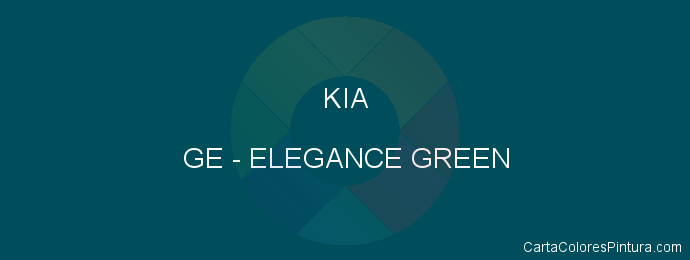 Pintura Kia GE Elegance Green