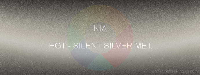 Pintura Kia HGT Silent Silver Met.