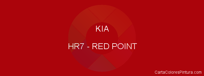 Pintura Kia HR7 Red Point