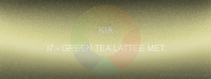 Pintura Kia I7 Green Tea Lattee Met.