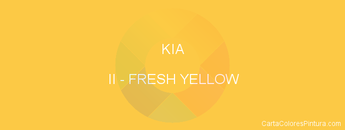 Pintura Kia II Fresh Yellow