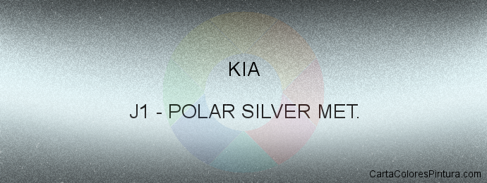Pintura Kia J1 Polar Silver Met.