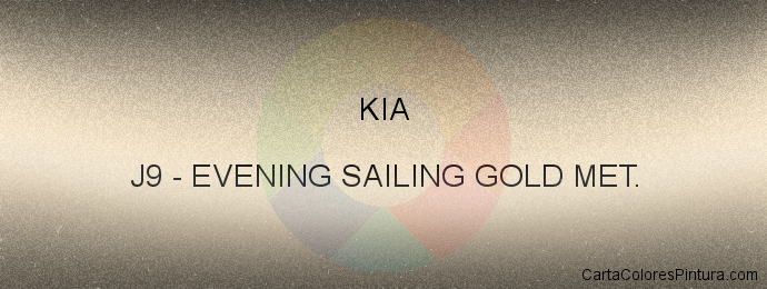 Pintura Kia J9 Evening Sailing Gold Met.