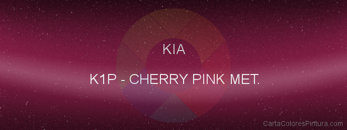 Pintura Kia K1P Cherry Pink Met.