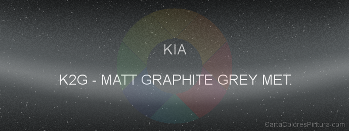 Pintura Kia K2G Matt Graphite Grey Met.