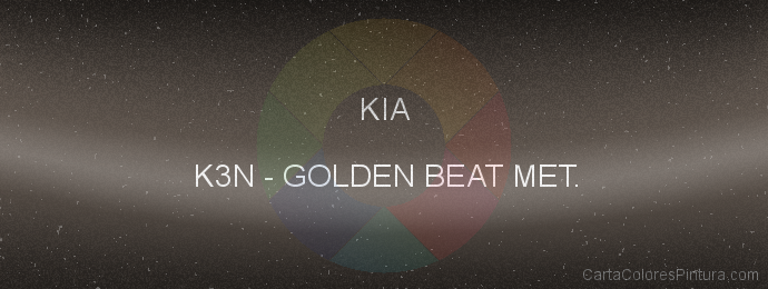 Pintura Kia K3N Golden Beat Met.