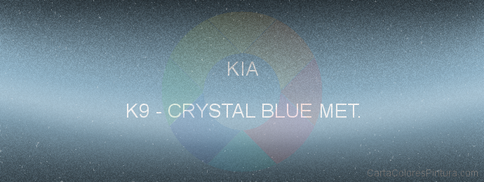 Pintura Kia K9 Crystal Blue Met.