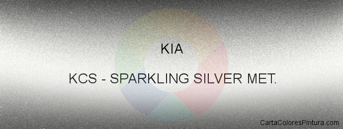 Pintura Kia KCS Sparkling Silver Met.