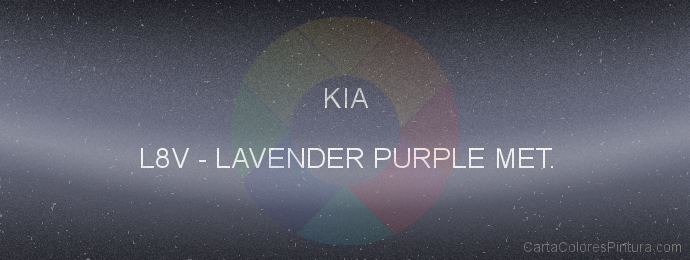 Pintura Kia L8V Lavender Purple Met.