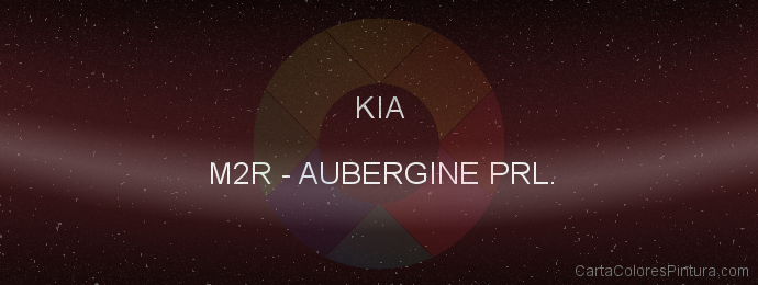 Pintura Kia M2R Aubergine Prl.