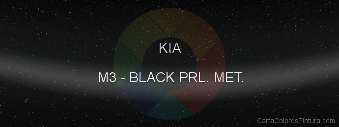 Pintura Kia M3 Black Prl. Met.