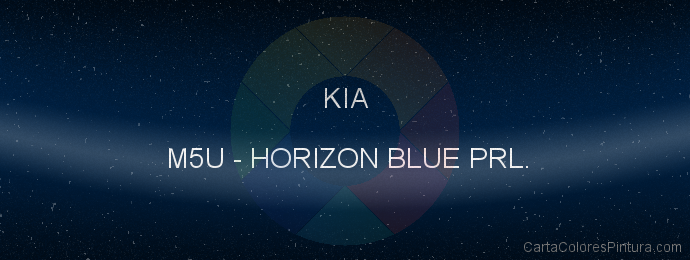 Pintura Kia M5U Horizon Blue Prl.