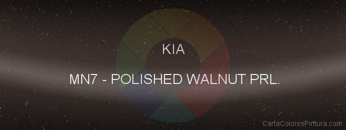 Pintura Kia MN7 Polished Walnut Prl.