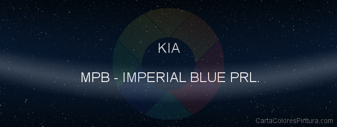 Pintura Kia MPB Imperial Blue Prl.