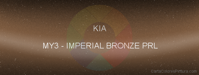 Pintura Kia MY3 Imperial Bronze Prl