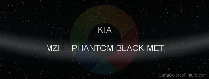 Pintura Kia MZH Phantom Black Met.