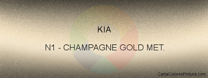 Pintura Kia N1 Champagne Gold Met.