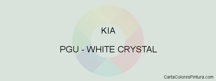 Pintura Kia PGU White Crystal