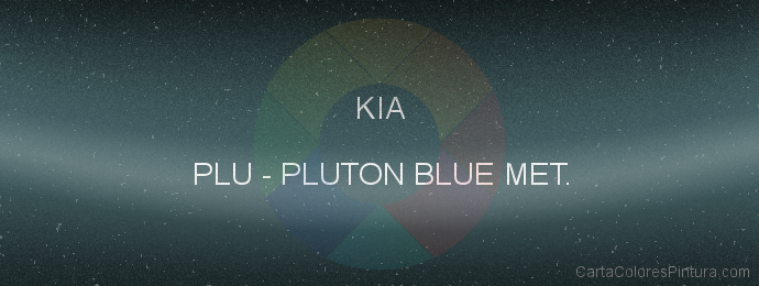 Pintura Kia PLU Pluton Blue Met.