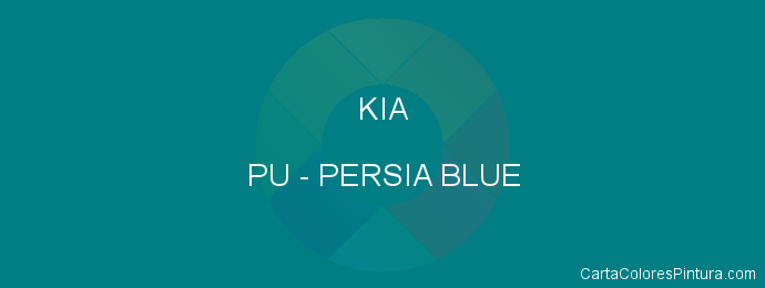 Pintura Kia PU Persia Blue