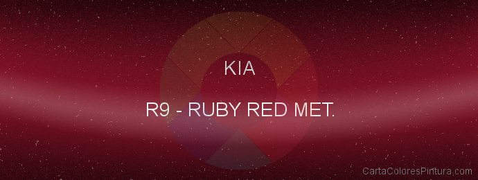 Pintura Kia R9 Ruby Red Met.