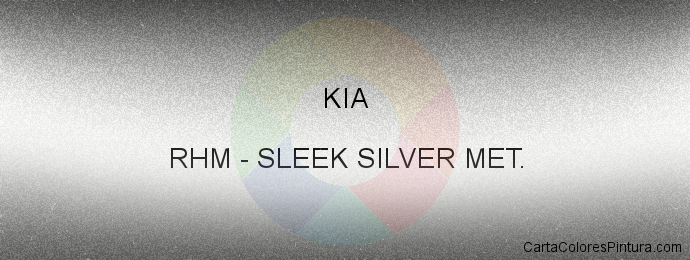Pintura Kia RHM Sleek Silver Met.