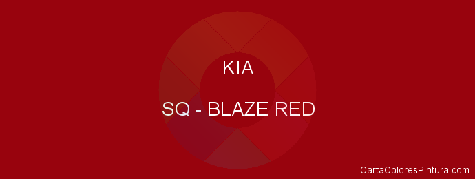 Pintura Kia SQ Blaze Red