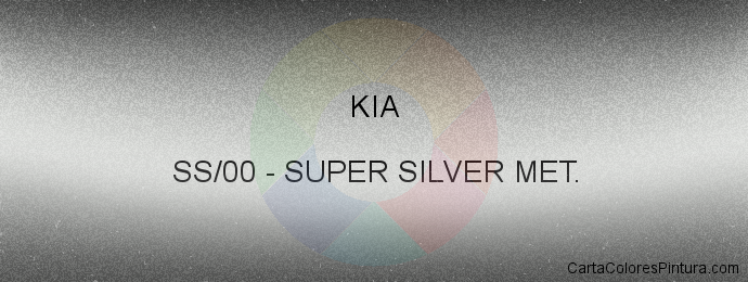 Pintura Kia SS/00 Super Silver Met.