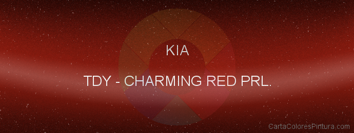 Pintura Kia TDY Charming Red Prl.