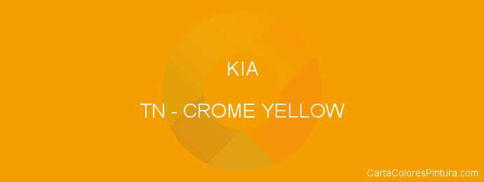 Pintura Kia TN Crome Yellow