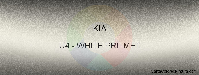 Pintura Kia U4 White Prl.met.