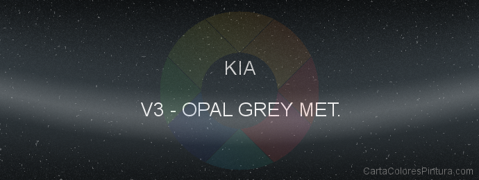 Pintura Kia V3 Opal Grey Met.