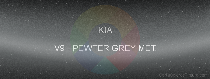 Pintura Kia V9 Pewter Grey Met.