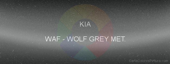 Pintura Kia WAF Wolf Grey Met.