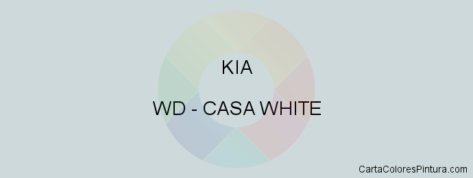 Pintura Kia WD Casa White