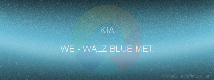 Pintura Kia WE Walz Blue Met.