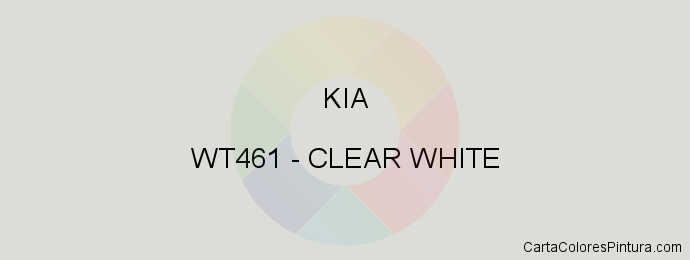 Pintura Kia WT461 Clear White