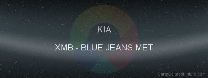 Pintura Kia XMB Blue Jeans Met.
