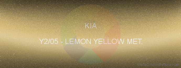 Pintura Kia Y2/05 Lemon Yellow Met.